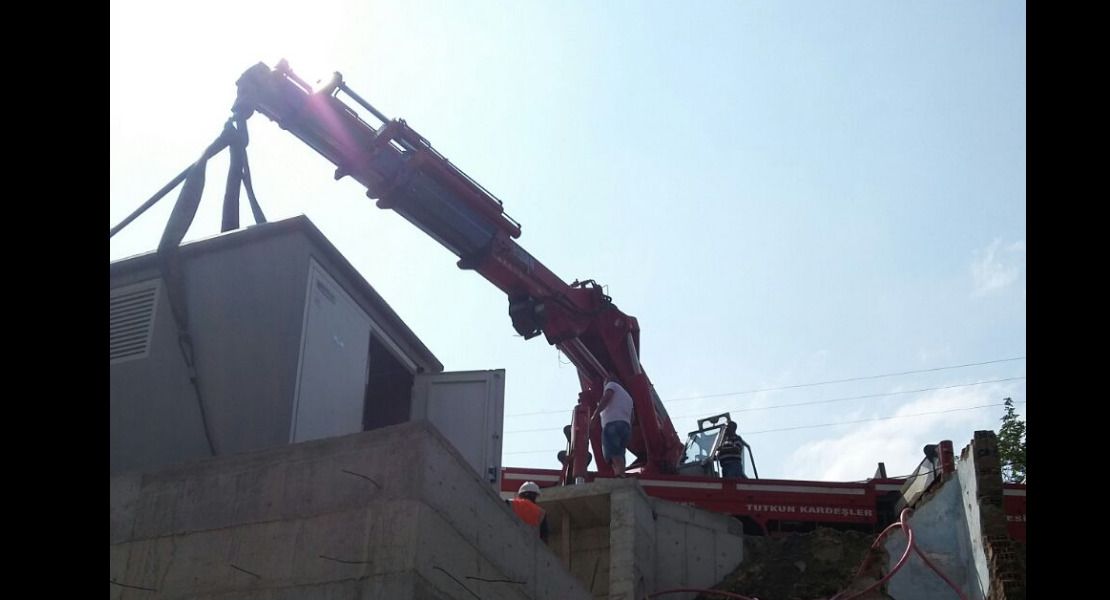 100 Tonluk Hiap İle 1 Adet  30 Tonluk Jenaratör  Yerleştirme